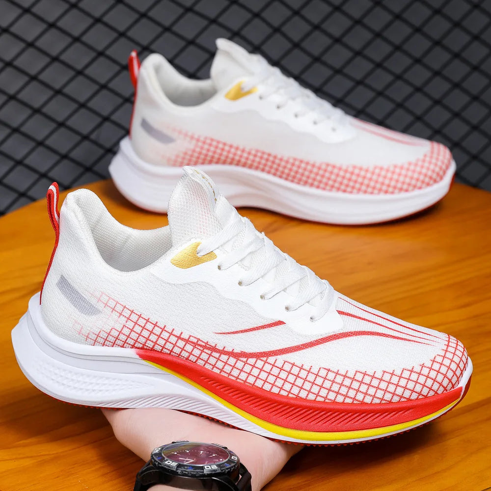 Mesh-Oberfläche, atmungsaktiv, modisch, alle passenden Studentenschuhe, Freizeitschuhe, Sommer-Laufschuhe, Hai-Schuhe, Trend-Herrenschuhe