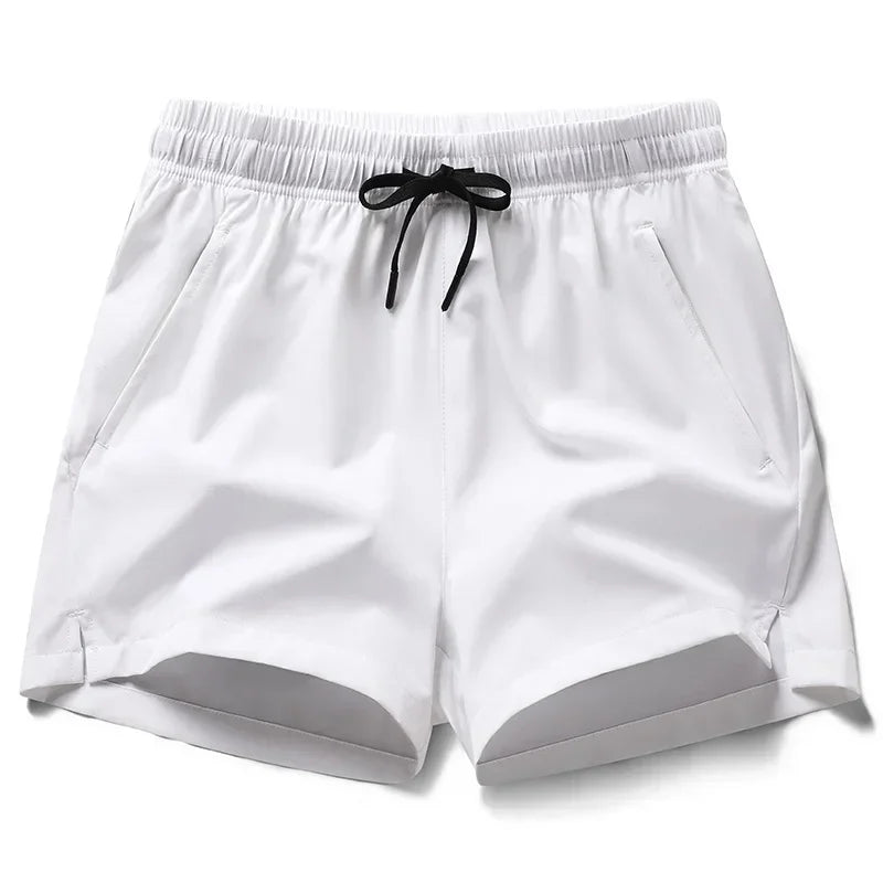 Neue Herren Fitness Leichte Jogginghose Sommer Casual Taschen Shorts Grund Einfarbig Kurze Hosen Jogging Strand Shorts Männer