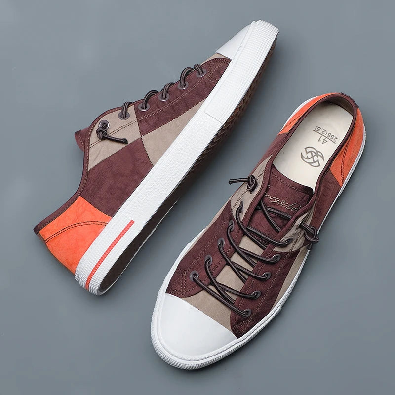 Männer Casual Schuhe Herren Leinwand Schuhe für Männer Schuhe Männer Mode Wohnungen Marke Mode männer Fahren Schuhe männer turnschuhe