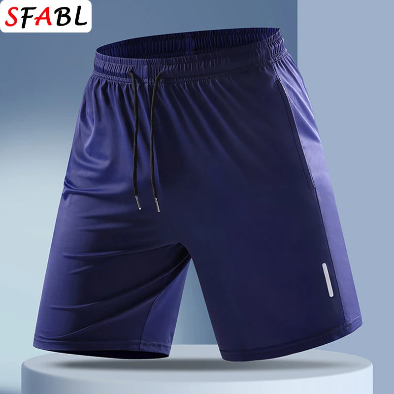 Schnell trocknende Shorts Männer Board Kurze Hosen Sommer Atmungsaktive Sport-Shorts Männer Casual Elastische Lauf Gym Fitness männer Shorts