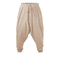 Haremshose für Herren, Baumwolle, Leinen, tiefer Schritt, gemütliche Streetwear, lockere Passform, atmungsaktiv, leicht, lange Hose, männliche Jogger