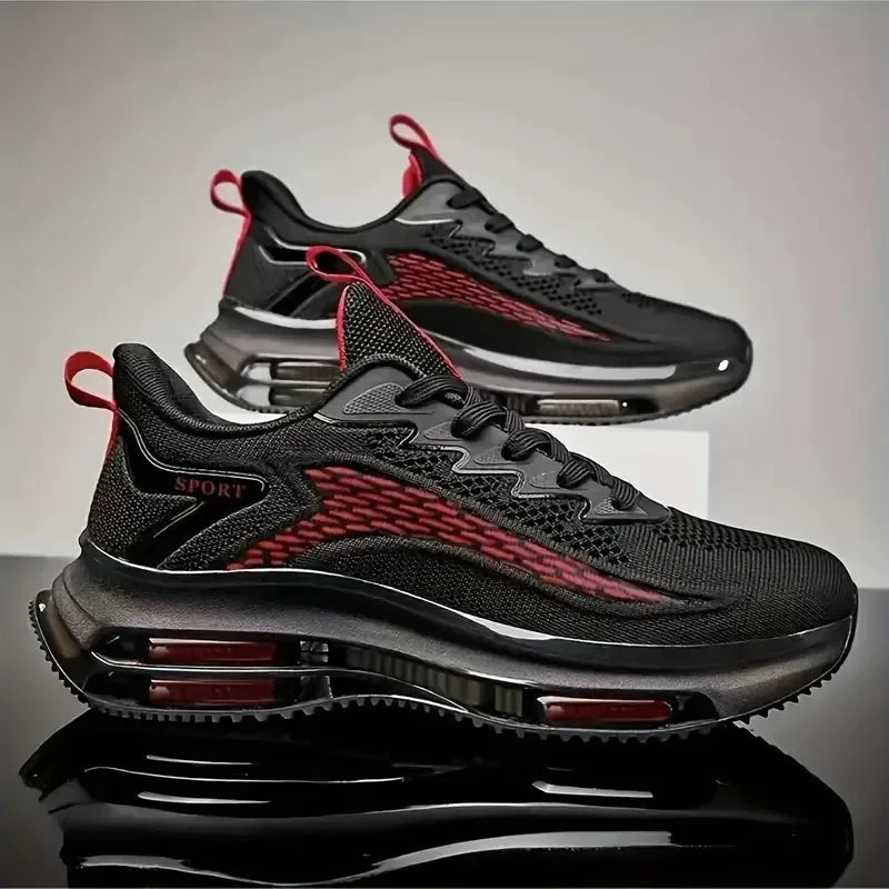 2026 Casual Sneakers Luftkissen-Laufschuhe Jogging Marathon Herren Sport Atmungsaktiv Leichtgewichtig Bequem Rutschfest Freizeit