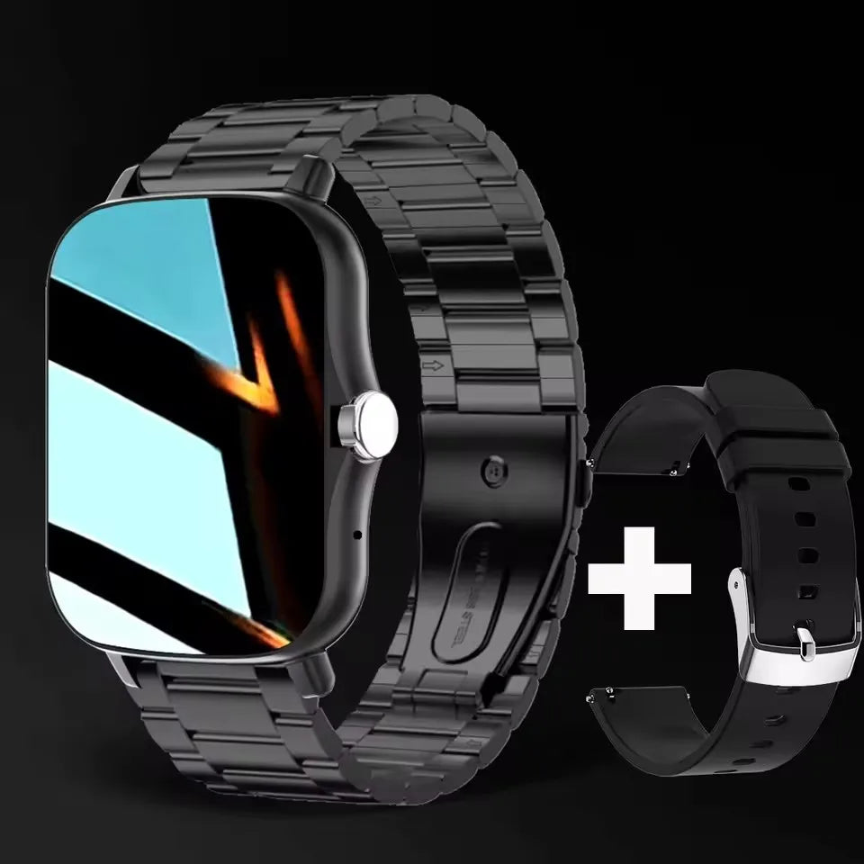 Neue Smartwatch 2,01 Zoll HD-Display Antwort Anruf machen Nachricht Vorschau Sportmodi Smartwatch DIY Zifferblatt Wettervorhersage Männer Frauen