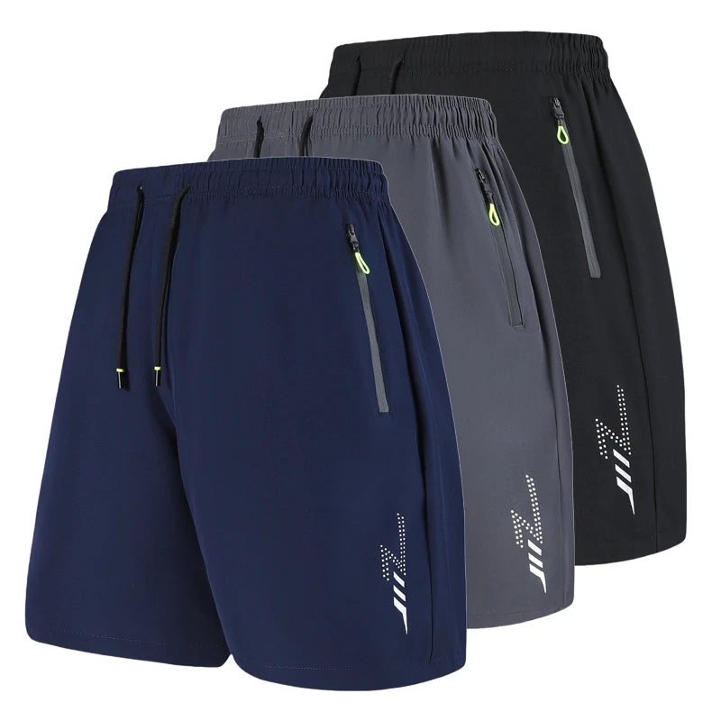 Schnell trocknende Shorts Männer Board Kurze Hosen Sommer Atmungsaktive Sport-Shorts Männer Casual Elastische Lauf Gym Fitness männer Shorts
