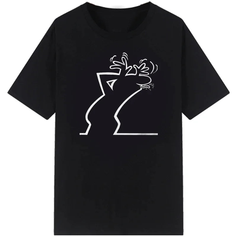 La Linea Die Linie Osvaldo Cavandoli TV T Hemd Männer Glücklich Mode Frauen t-shirts Streetwear T Rundhals Casual Tops camisetas