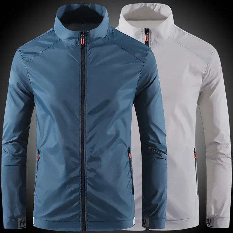 Sonnenschutzmäntel Herren Atmungsaktive Sportwasserdichte Jacke Sommer UV-Schutz Outdoor Angeln Haut Kleidung