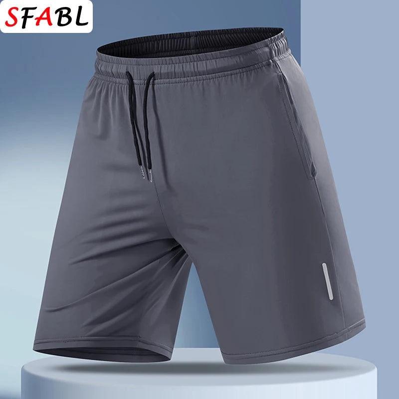 Schnell trocknende Shorts Männer Board Kurze Hosen Sommer Atmungsaktive Sport-Shorts Männer Casual Elastische Lauf Gym Fitness männer Shorts