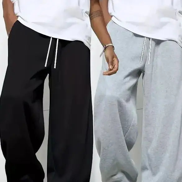 Superhübsche Herrenhose mit geradem Bein aus reiner Baumwolle für Freizeitkleidung, geeignet für Männer und Frauen im Herbst und Winter