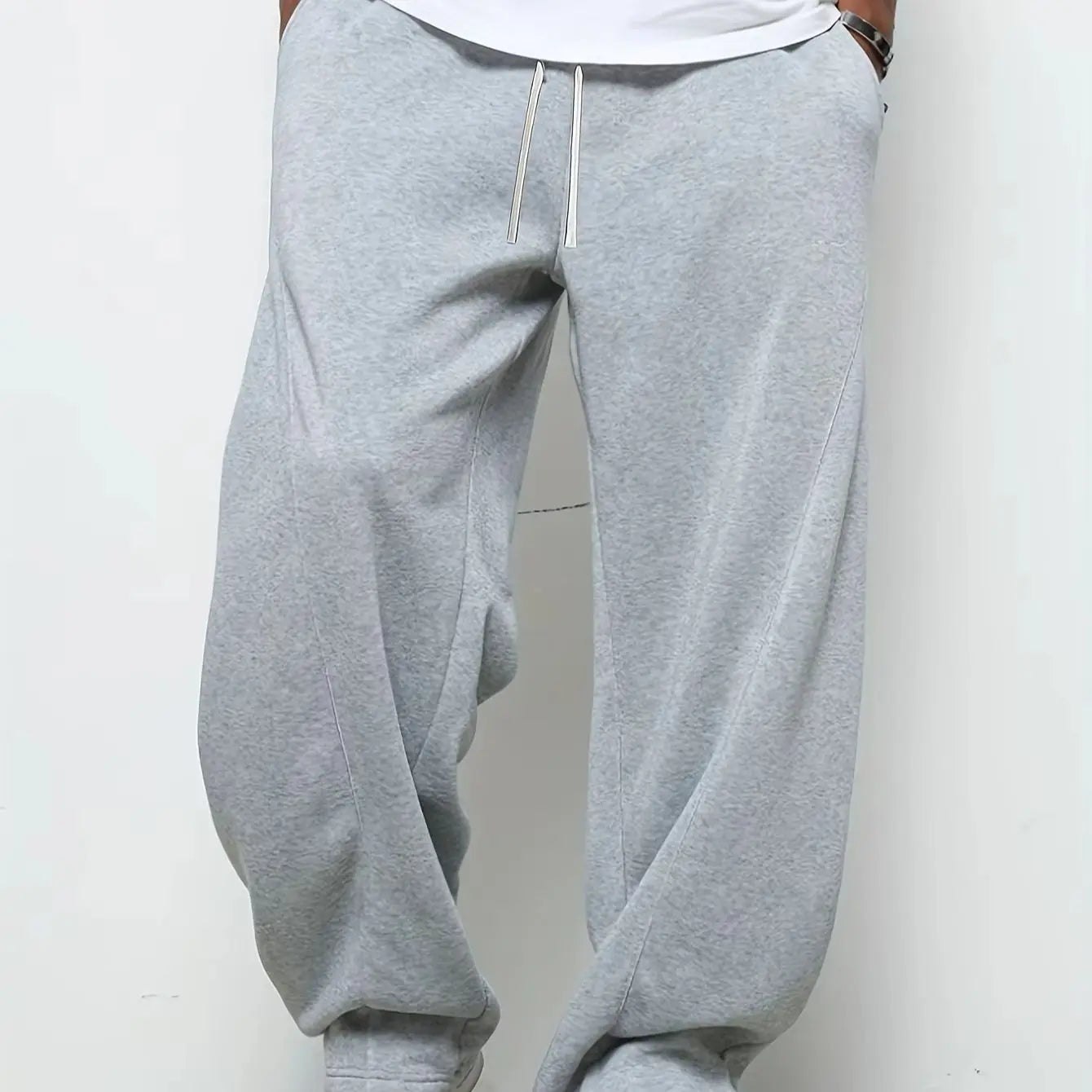 Superhübsche Herrenhose mit geradem Bein aus reiner Baumwolle für Freizeitkleidung, geeignet für Männer und Frauen im Herbst und Winter