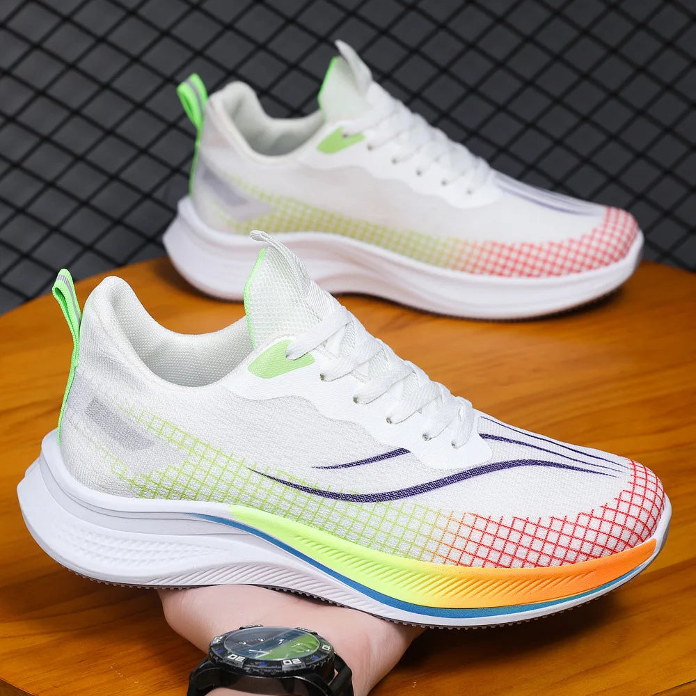 Mesh-Oberfläche, atmungsaktiv, modisch, alle passenden Studentenschuhe, Freizeitschuhe, Sommer-Laufschuhe, Hai-Schuhe, Trend-Herrenschuhe