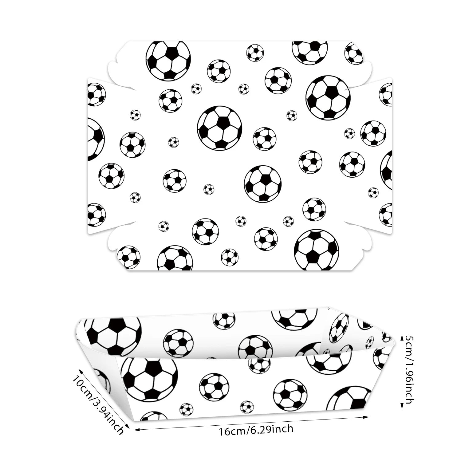 5/10/20 stücke Fußball Geburtstag Party Lebensmittel Boot Tabletts Papier Lebensmittel Tabletts Einweg Serviertabletts Fußball Thema Party liefert