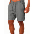 Neue Männer Baumwolle Leinen shorts Hosen Männlichen Sommer Atmungs Einfarbig Leinen Hosen Fitness Streetwear S-4XL