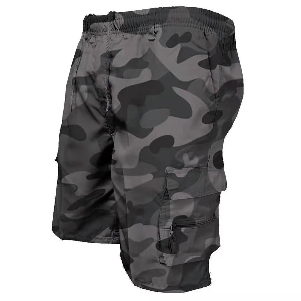 Männer Taktische Cargo-Shorts Mode Tasche Militär Shorts Sommer Camouflage Jogging Sport Casual Männlich Arbeit Wandern Kurze Hosen