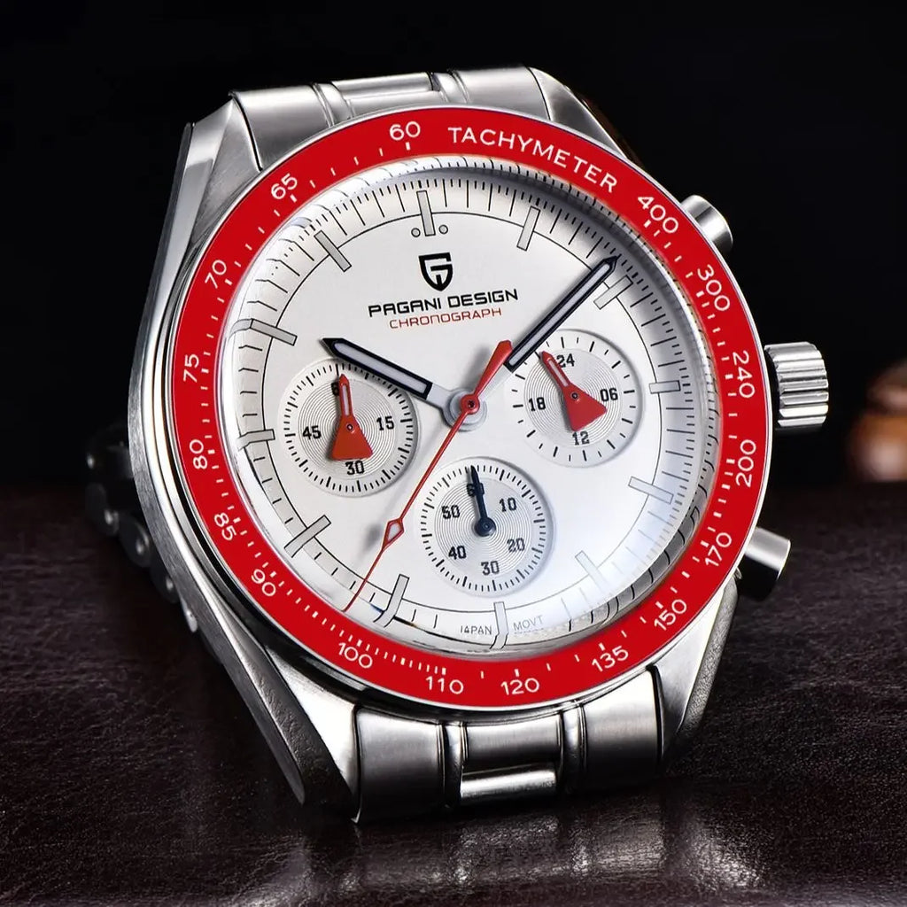 PAGANI DESIGN 2026 Neue AK Project Herrenuhren Luxus Quarz-Armbanduhr für Männer AR Saphir Speed Chronograph Automatisches Datum