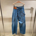 Damenjeans, lockere und bequeme, trendige Damenhose