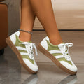Damen Casual Sneakers Trendige Neue Mode Leichte Freizeitschuhe für Outdoor-Spaziergänge Bequeme Rutschfeste Flache Turnschuhe