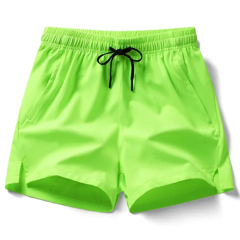 Neue Herren Fitness Leichte Jogginghose Sommer Casual Taschen Shorts Grund Einfarbig Kurze Hosen Jogging Strand Shorts Männer