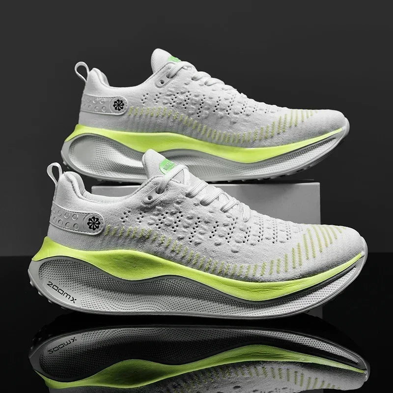 Sportschuhe Herren Mesh Bequeme Tennisschuhe Herren Laufen Carbon Plate Dämpfung Sport Training Joggingschuhe