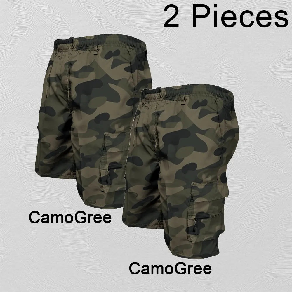 Mode männer Cargo-Shorts Herren Taktische Hosen Casual Große Tasche Sport Hosen Cargo Panels Hosen Plus Größe für Männer