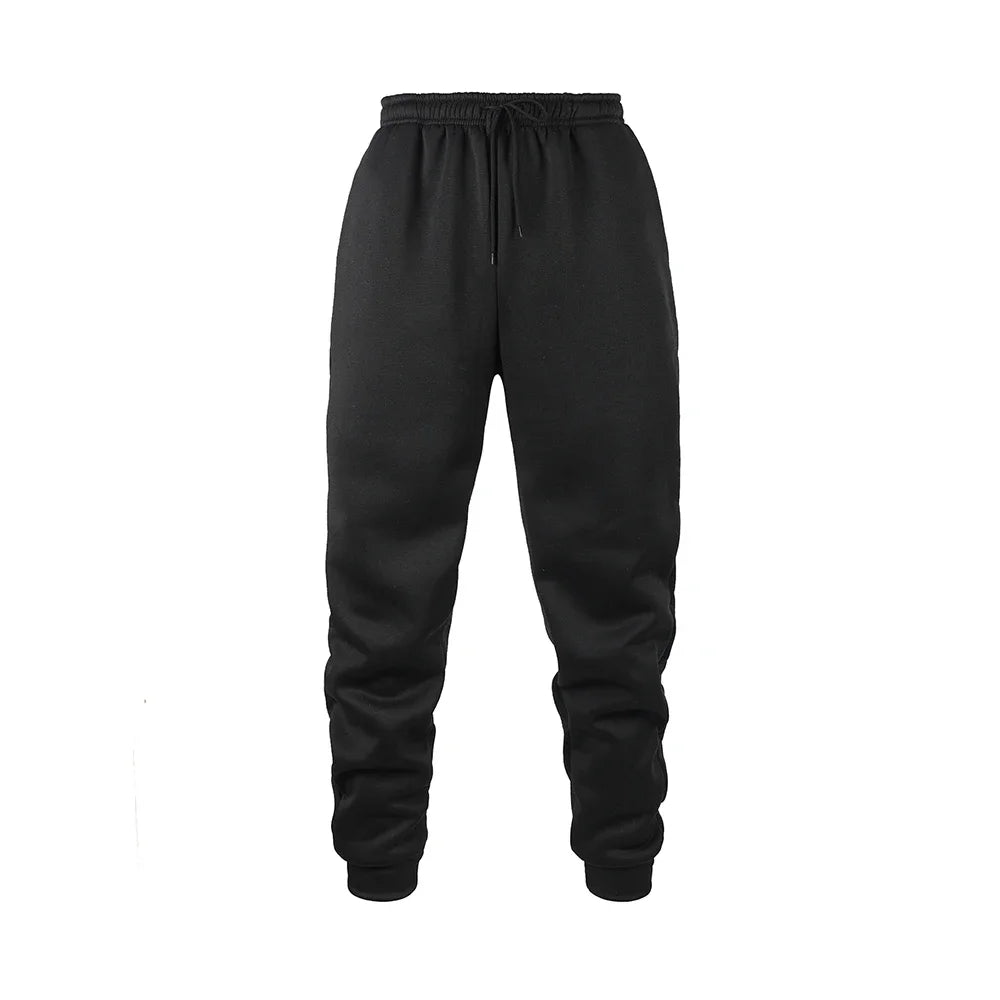 Herren, Herbst und Winter, lässige Jogginghose, Fleece-Jogginghose für weiches und bequemes Training