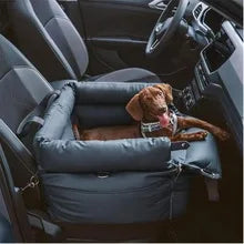 Das Auto-Haustierbett ist abnehmbar und waschbar, geeignet für alle vier Jahreszeiten. Wasserdichtes und beißendes Hundebett aus Leder-PU