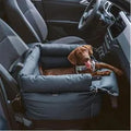 Das Auto-Haustierbett ist abnehmbar und waschbar, geeignet für alle vier Jahreszeiten. Wasserdichtes und beißendes Hundebett aus Leder-PU