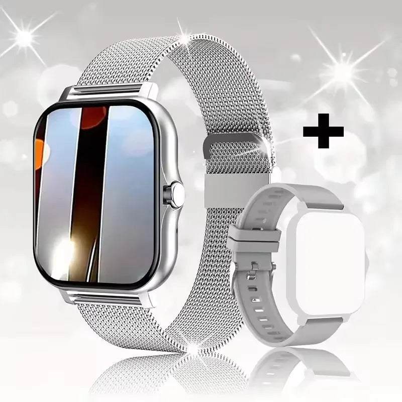 Neue Smartwatch 2,01 Zoll HD-Display Antwort Anruf machen Nachricht Vorschau Sportmodi Smartwatch DIY Zifferblatt Wettervorhersage Männer Frauen