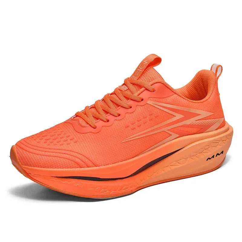 Herren Damen Carbonplatte Laufschuhe Weiche Dämpfung Stoßabsorbierende Sportschuhe Unisex Sneakers Leichte Rutschfeste Trainingsschuhe