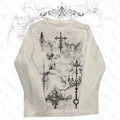 Frau Kleidung für Frauen Kawaii Emo Graphic Tees Y2k Tops Crop Top Frauen Frauen abgeschnitten Shoujo Girl Style 90er Jahre Kleidung Vintage