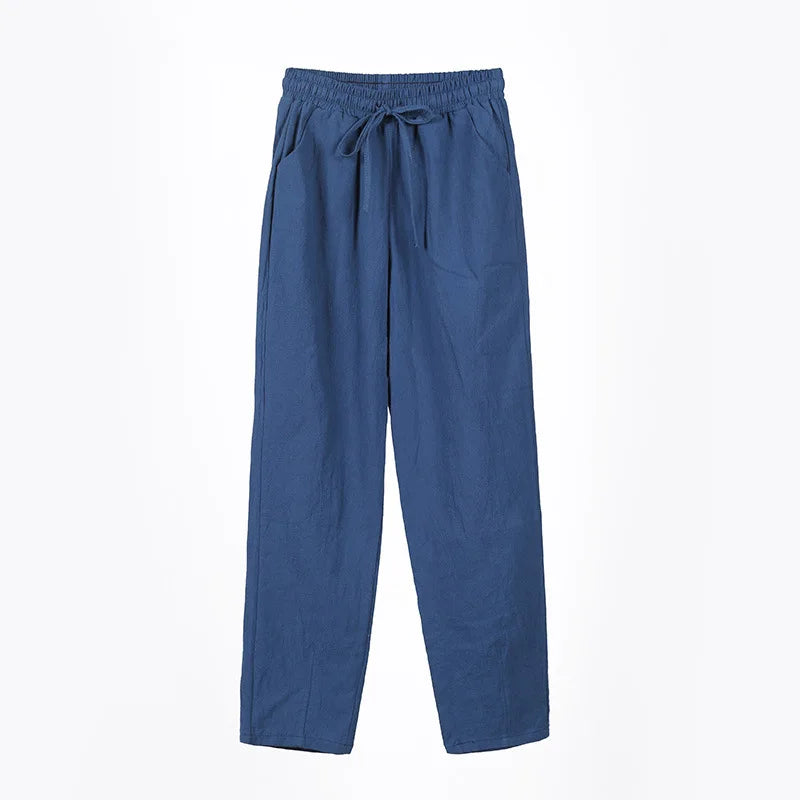 Frauen Frühling Sommer Hosen Baumwolle solide elastische Taille Süßigkeiten Farben Mode Harems hose lässige weibliche Hosen