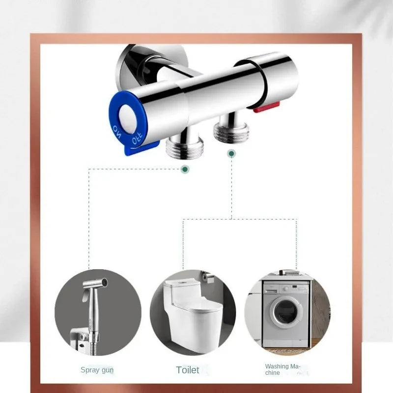 Hand-Bidet-Sprühset, Spritzpistole aus Edelstahl 304, Dusche, Hand-WC-Bidet-Wasserhahn, Sprühgerät, Duschdüse, selbstreinigend