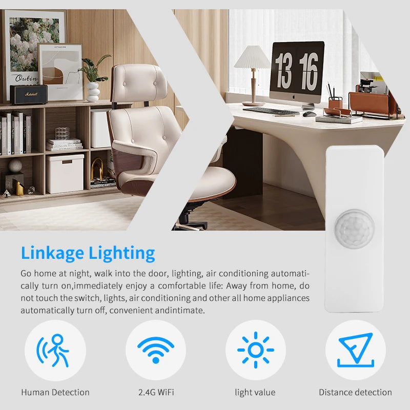 Sensor WiFi PIR Sensor Homo Sapiens Anwesenheitsdetektor Smart Life Sicherheitsschutz Wohnautomation