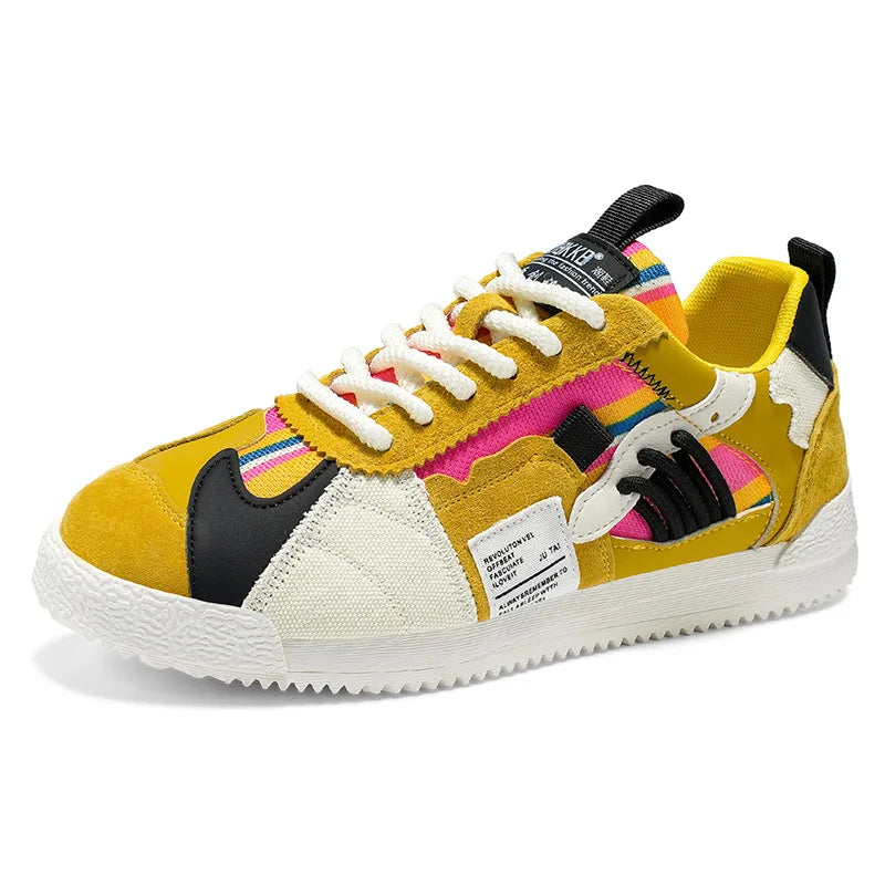 Herren Weiße Sneaker Herbst Bequeme Rutschfeste Laufschuhe Luxuriöse Weiche Sohle Modische Schnürschuhe Outdoor Freizeitschuhe 2026