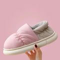 KIDMI Winter Herren Hausschuhe Warme Frauen Hausschuhe Im Freien Rutschfeste Männer Baumwolle Stiefel Flauschige Fuzzy Männer Schuhe Casual Pelzigen Hausschuhe