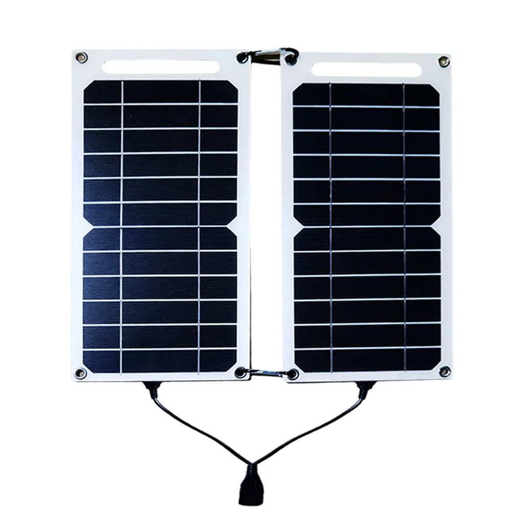 35W 5V USB Sunpower Tragbares Solarpanel, Solarplatte, sicheres, stabiles Ladegerät für Powerbank, Telefon, Outdoor, Camping, Zuhause, Wohnmobil, Geschenk