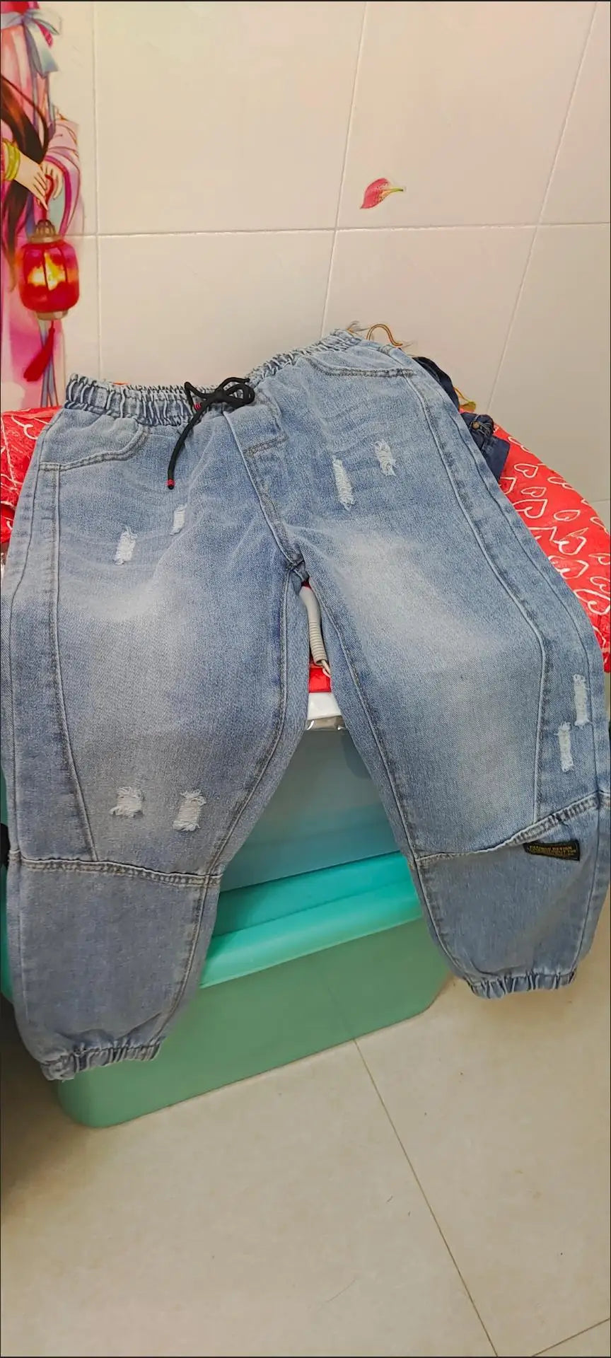 neue Hip Hop Harem Jeans Hosen Männer Lose Jogger Denim Casual Jogginghose Korea Knöchel Länge Hosen Streetwear Männliche Kleidung