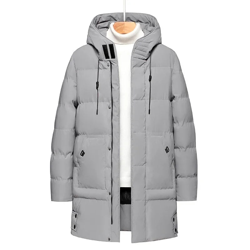 Jacke Männlich Cargo ,Lange Windschutz Plus Größe 8xl 7xl 6xl Casual Warme Gepolsterte Oberbekleidung Winter Parkas Männer Dicke Warme Jacke mäntel