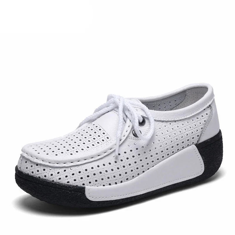 Winter Schuhe Aus Echtem Leder Frauen Flache Plattform Schuhe Casual Frauen Müßiggänger Plüsch Frauen Slip-on Sneakers für Frauen