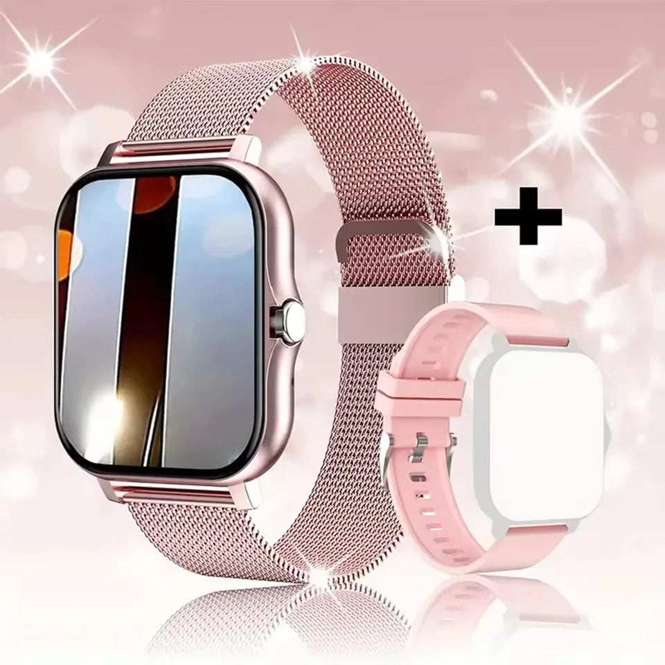 Neue Smartwatch 2,01 Zoll HD-Display Antwort Anruf machen Nachricht Vorschau Sportmodi Smartwatch DIY Zifferblatt Wettervorhersage Männer Frauen