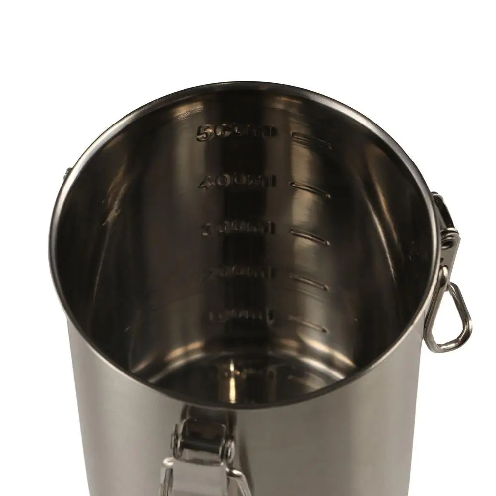 520/1000/1600/2500 ml Edelstahl-Lagertank, auslaufsicher, mit Skala, Getreide-Aufbewahrungsbox, luftdicht, versiegelte Körner, versiegelter Eimer