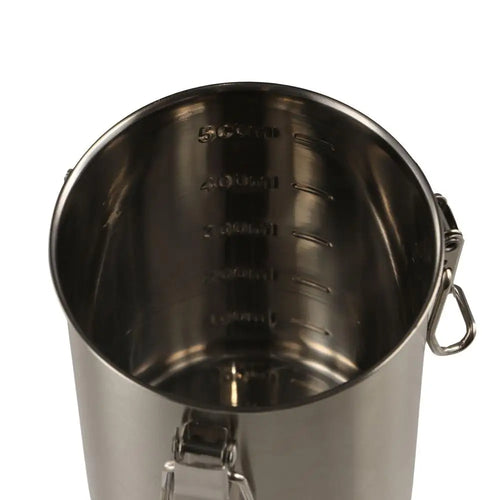 520/1000/1600/2500 ml Edelstahl-Lagertank, auslaufsicher, mit Skala, Getreide-Aufbewahrungsbox, luftdicht, versiegelte Körner, versiegelter Eimer