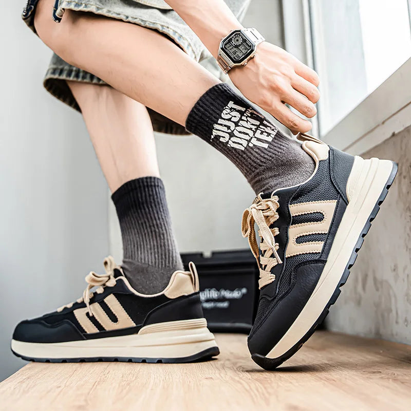 Herren-Turnschuhe, vier Jahreszeiten, neue, stinksichere, atmungsaktive, weiche Sohle, Outdoor-Freizeit-Laufschuhe, Mode, Student, Joker-Sportschuhe