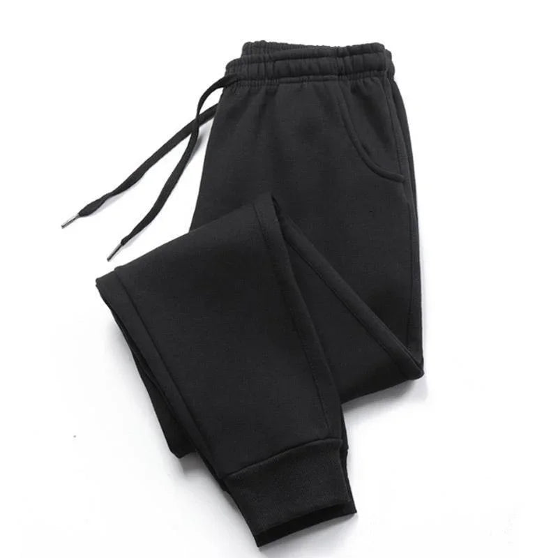 Herren, Herbst und Winter, lässige Jogginghose, Fleece-Jogginghose für weiches und bequemes Training