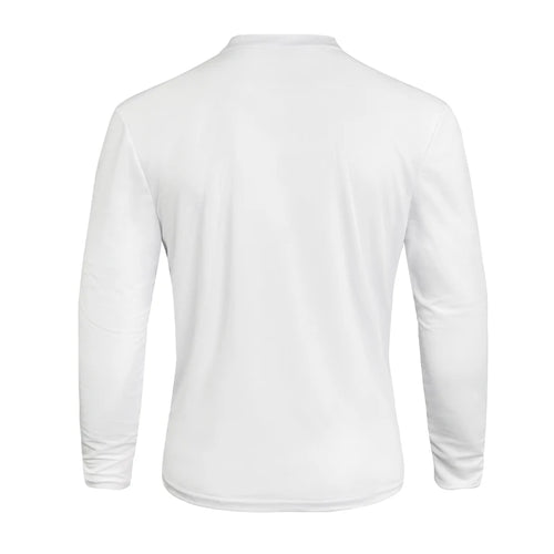 2025 männer Sommer Langarm Henry Polo Casual Atmungsaktiv Komfortable Polo-Shirt Solide Hohe Qualität Männliche T-Shirt Dropshipping