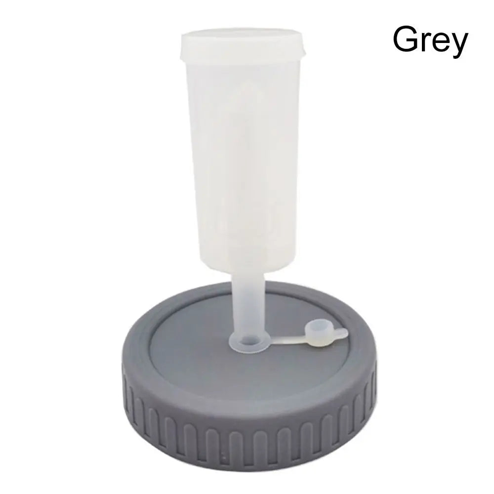 Fermentation deckel abdeckung mit Einweg-Auslass ventilen Gär deckel Kit für Weithals-Einmach gläser 86mm Fermentation Haus brauen