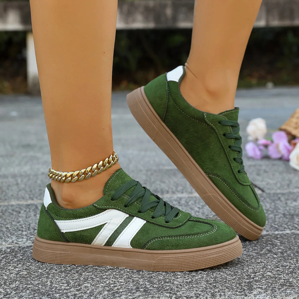 Frauen Turnschuhe Große Größe Outdoor Flachen Boden Turnschuhe Frauen Modische Beiläufige Laufende Schuhe Frauen Trend Luxus Designer Schuhe