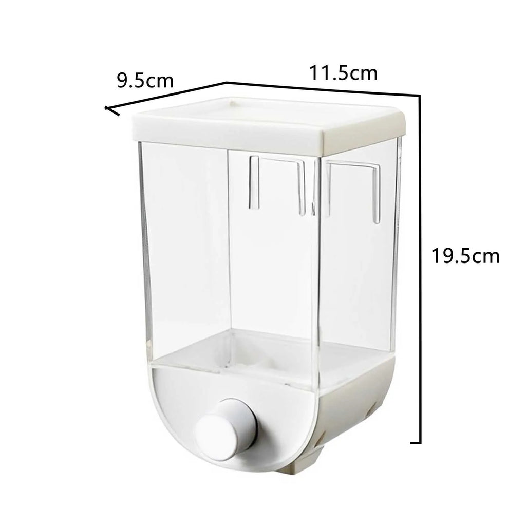 Küche Lagerung Lebensmittel Organizer Wand Montiert Trockenen Lebensmittel Getreide Spender Snack Getreide Kunststoff Lagerung Container Box Rack für Hause