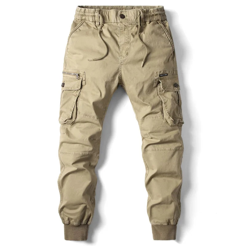 2023 neue Frühjahr männer Baumwolle Cargo Hosen Kleidung Herbst Lässige Mode Elastische Taille Qualität Pantalones Tipo Cargo Hosen Männer