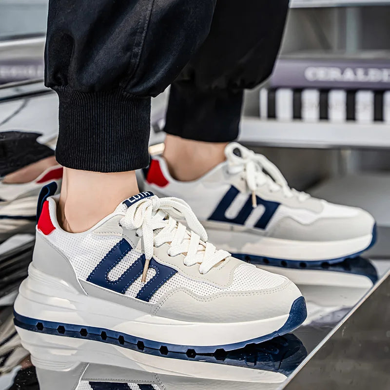 Herren-Turnschuhe, vier Jahreszeiten, neue, stinksichere, atmungsaktive, weiche Sohle, Outdoor-Freizeit-Laufschuhe, Mode, Student, Joker-Sportschuhe