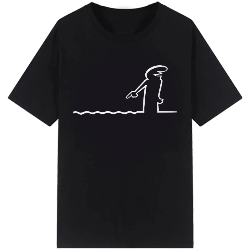 La Linea Die Linie Osvaldo Cavandoli TV T Hemd Männer Glücklich Mode Frauen t-shirts Streetwear T Rundhals Casual Tops camisetas